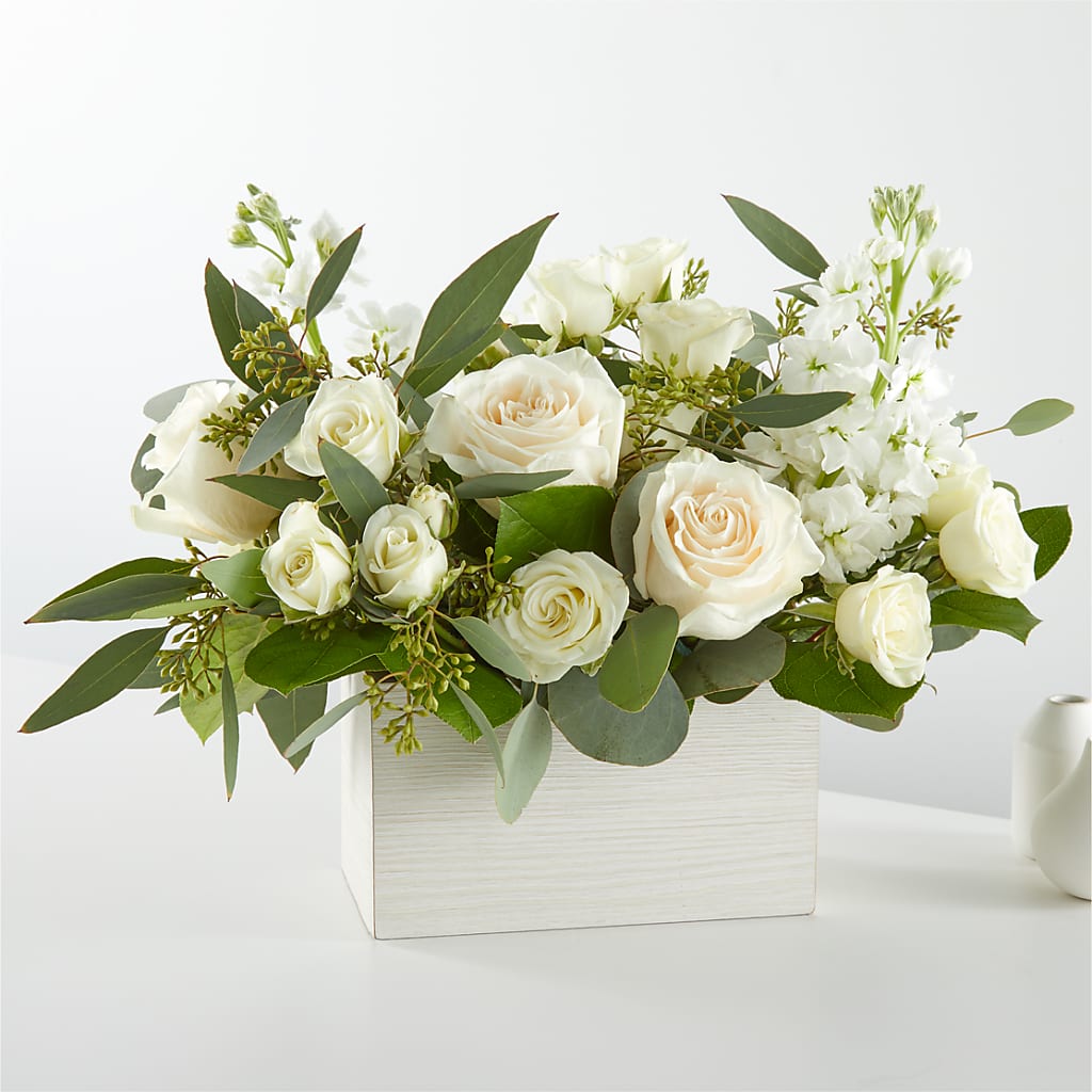 Fresh Linen Box Bouquet – Schnucks Florist And Gifts #162, Olivette MO