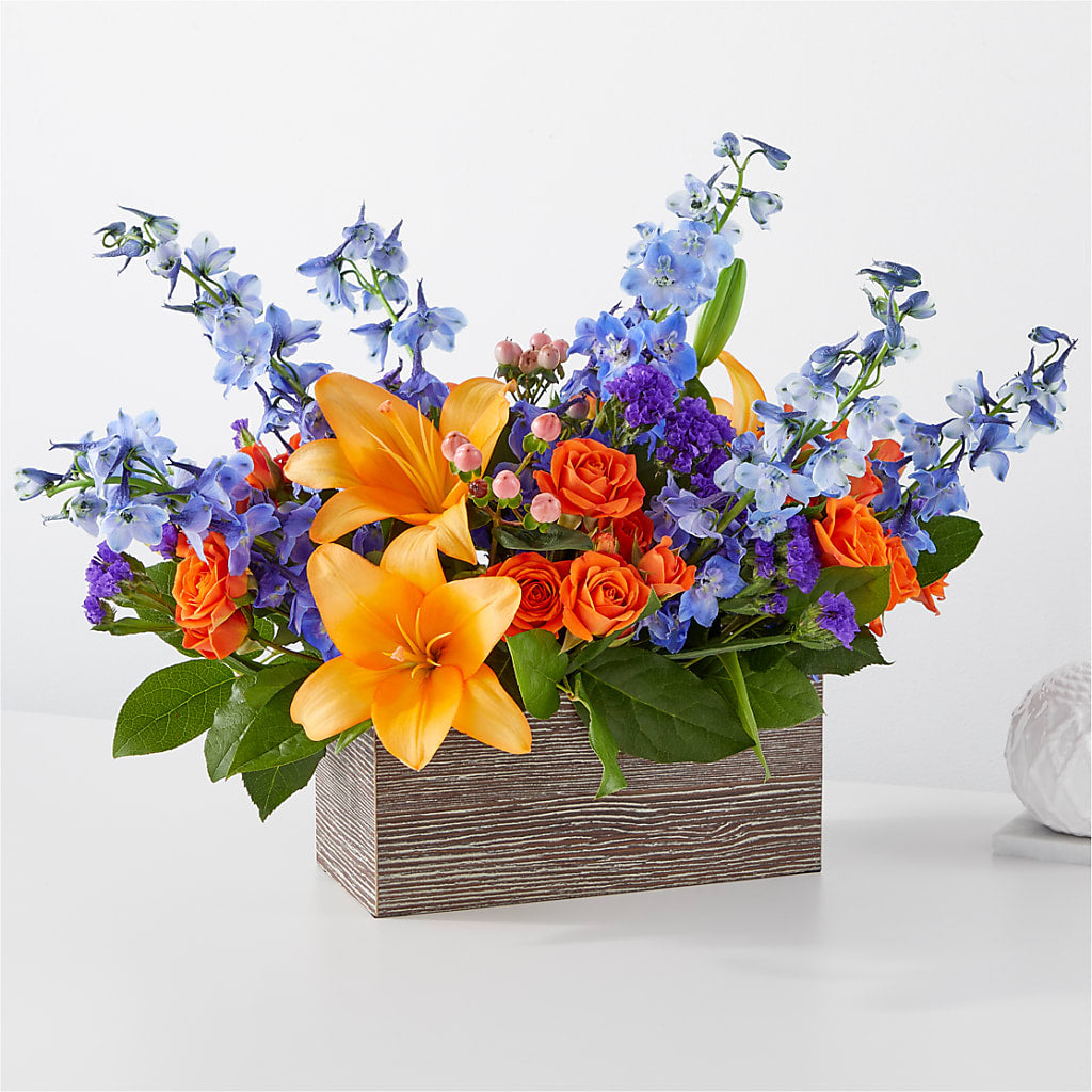 Radiant Citrus Box Bouquet – Schnucks Florist And Gifts #162, Olivette MO