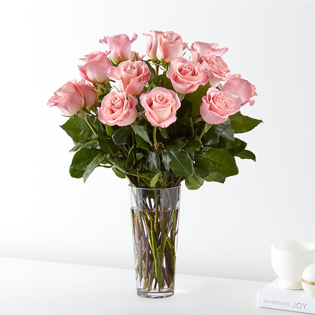 Long Stem Pink Rose Bouquet – Schnucks Florist And Gifts #162, Olivette MO