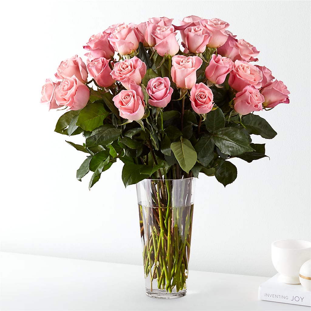 Long Stem Pink Rose Bouquet – Schnucks Florist And Gifts #162, Olivette MO