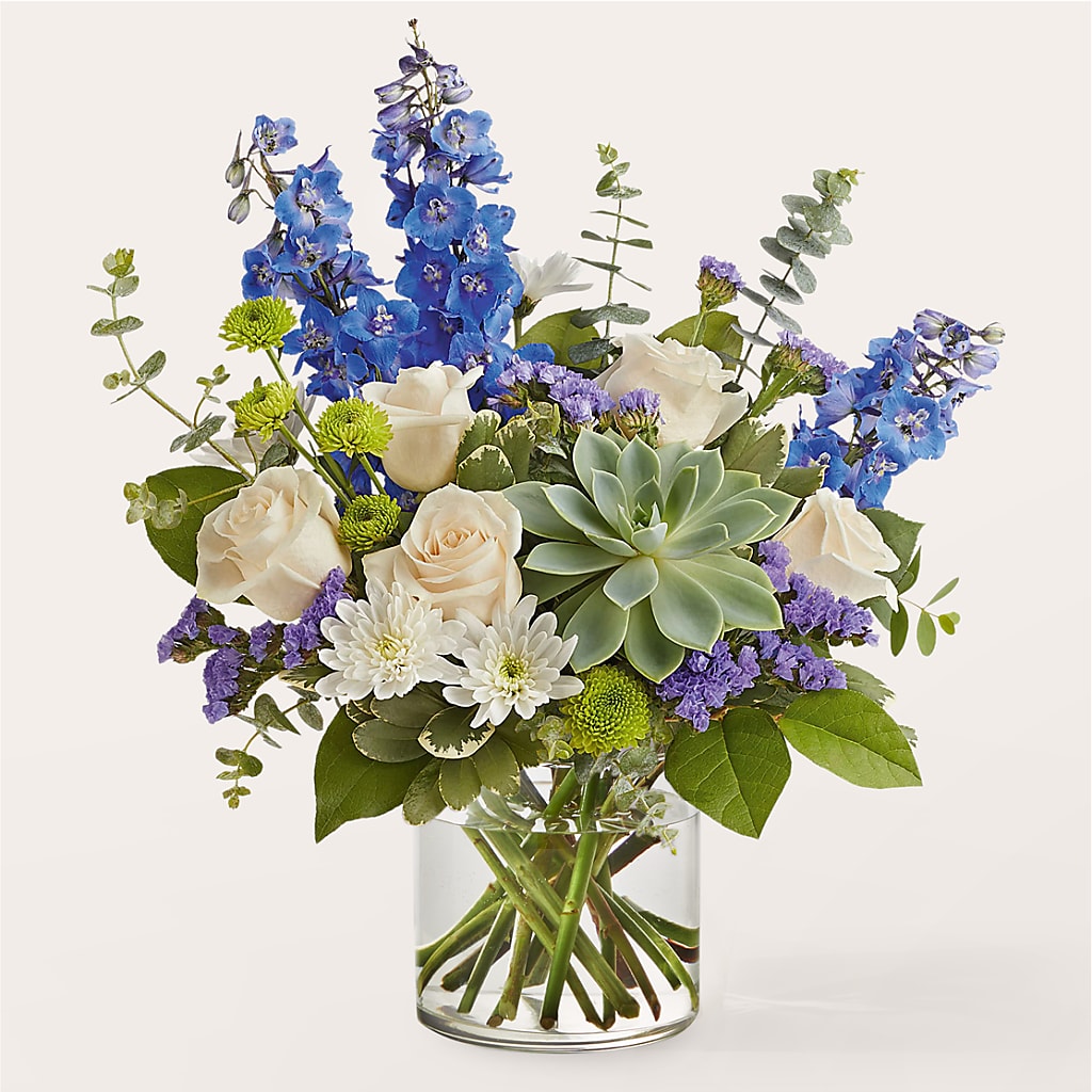 Cerulean Waves Bouquet – Schnucks Florist And Gifts #162, Olivette MO