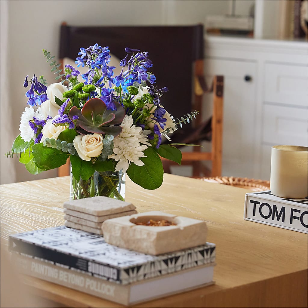 Cerulean Waves Bouquet – Schnucks Florist And Gifts #162, Olivette MO
