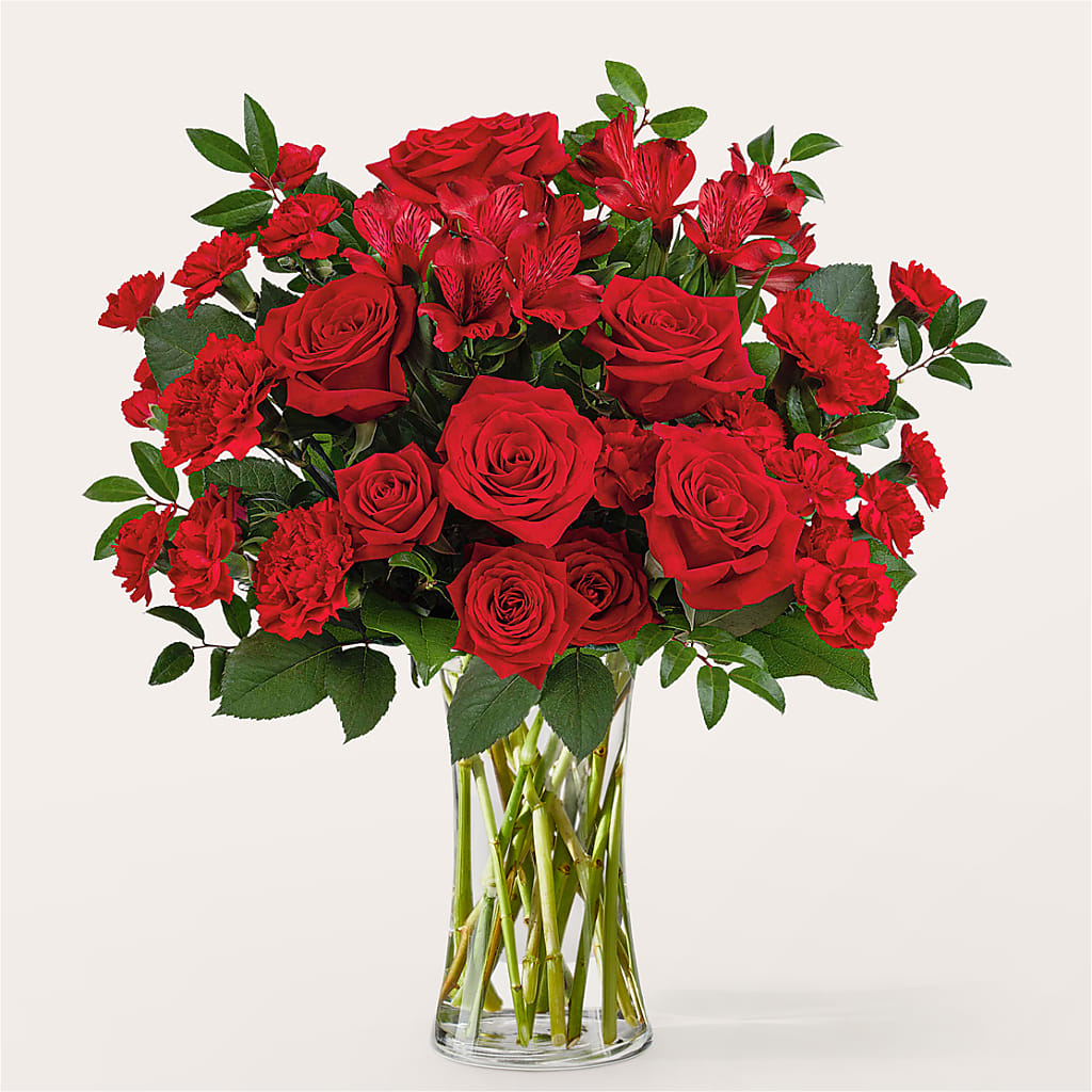 Brilliant Ruby Bouquet – Schnucks Florist And Gifts #162, Olivette MO