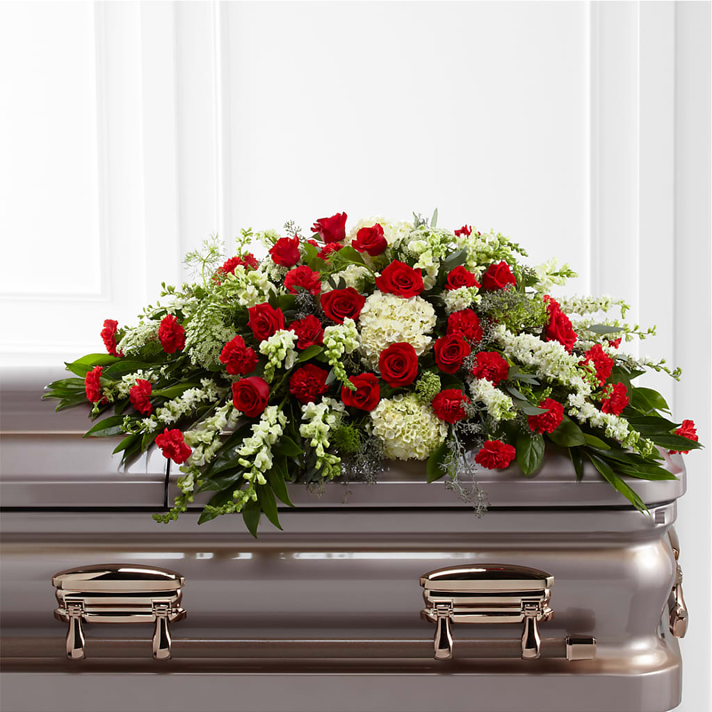Sincerity Casket Spray – Schnucks Florist And Gifts #162, Olivette MO