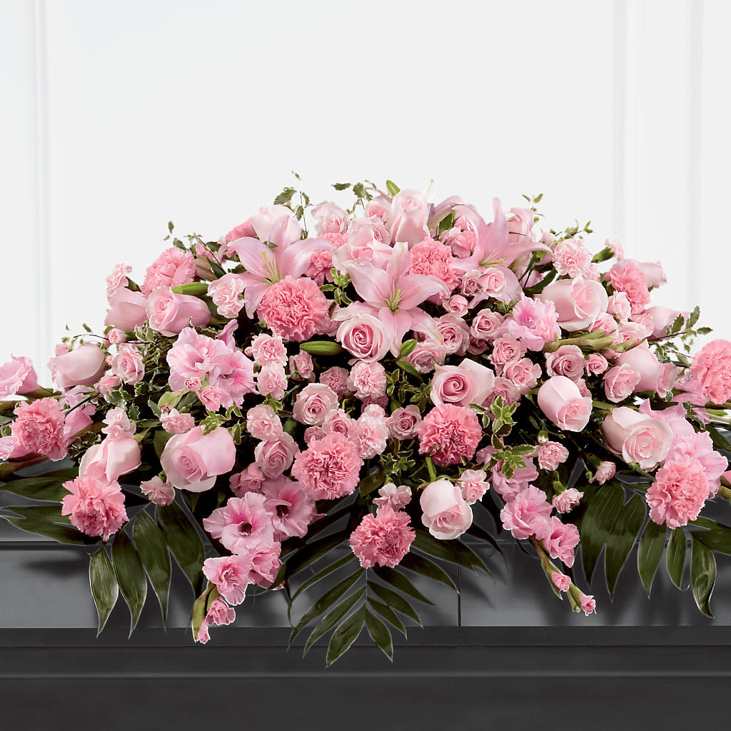 Garden of Comfort Casket Spray (Standard) – Schnucks Florist And Gifts #162, Olivette MO