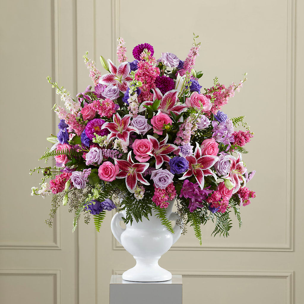 Peaceful Tribute Arrangement – Schnucks Florist And Gifts #162, Olivette MO