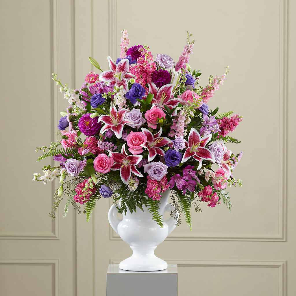 Peaceful Tribute Arrangement – Schnucks Florist And Gifts #162, Olivette MO