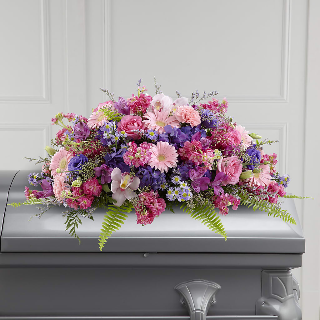 Glorious Garden Casket Spray – Schnucks Florist And Gifts #162, Olivette MO