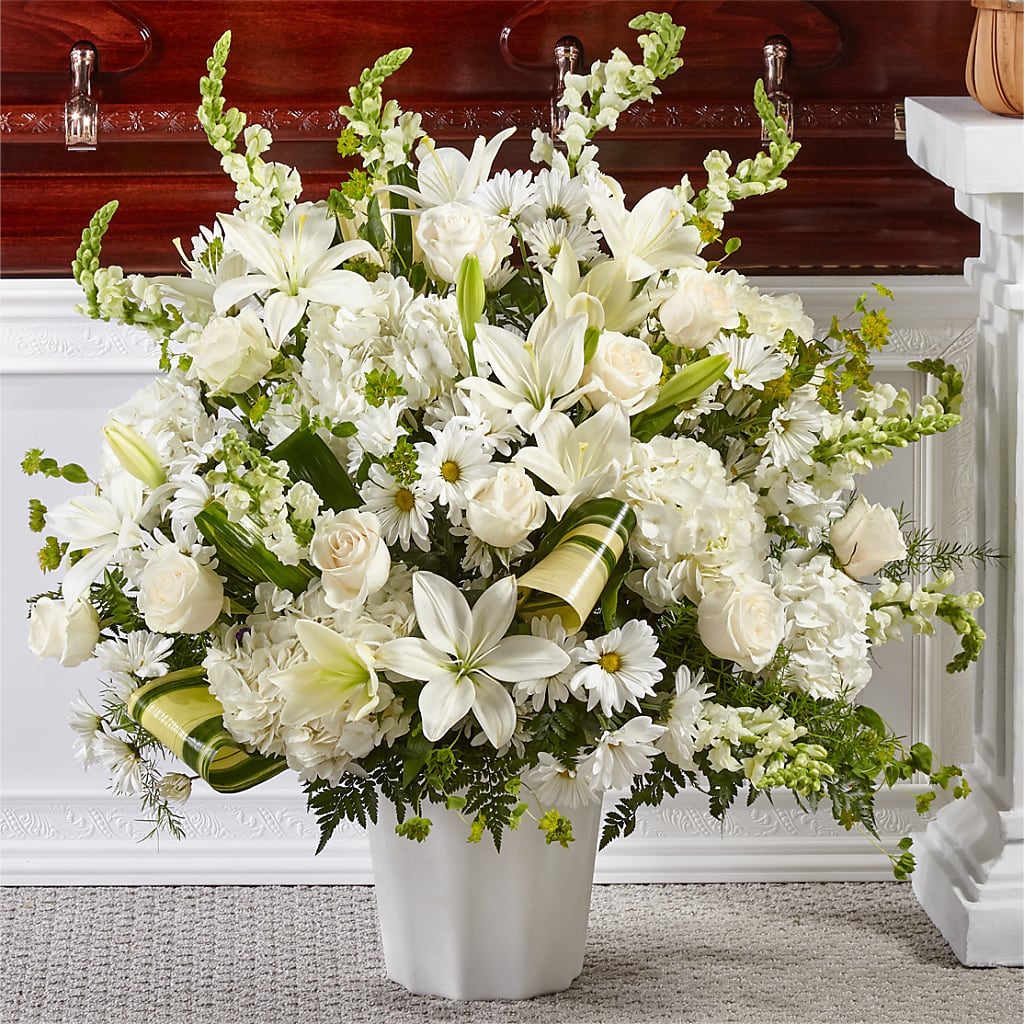 Thoughts of Tranquility Floor Basket – Schnucks Florist And Gifts #162, Olivette MO