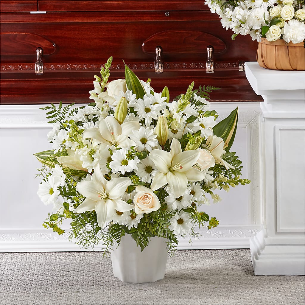 Thoughts of Tranquility Floor Basket – Schnucks Florist And Gifts #162, Olivette MO