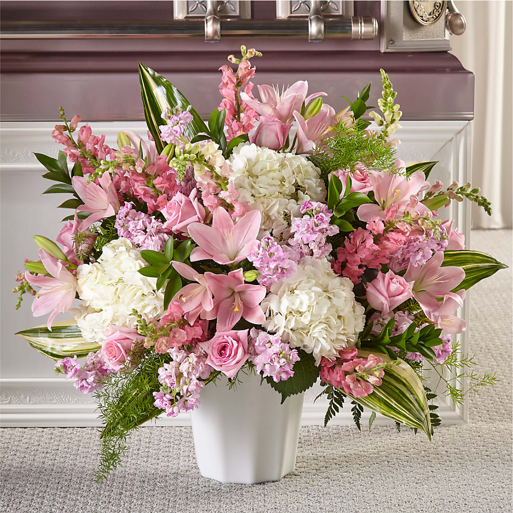 Simply Serene Floor Basket – Schnucks Florist And Gifts #162, Olivette MO