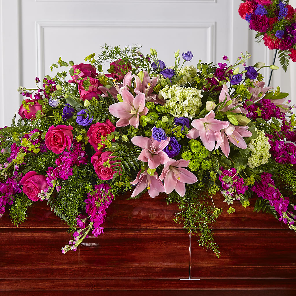 Radiant Tribute Casket Spray – Schnucks Florist And Gifts #162, Olivette MO