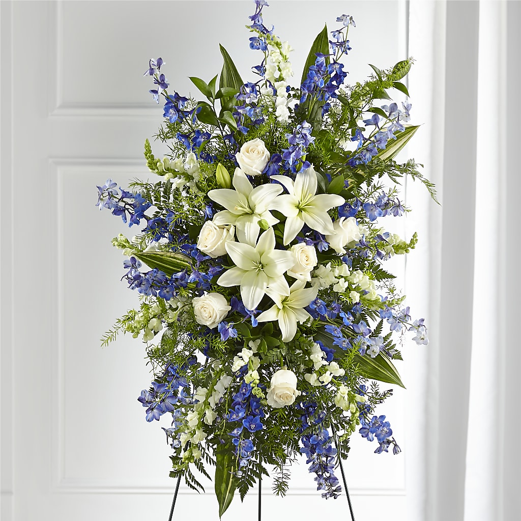 Faithful Friend Standing Spray – Schnucks Florist And Gifts #162, Olivette MO