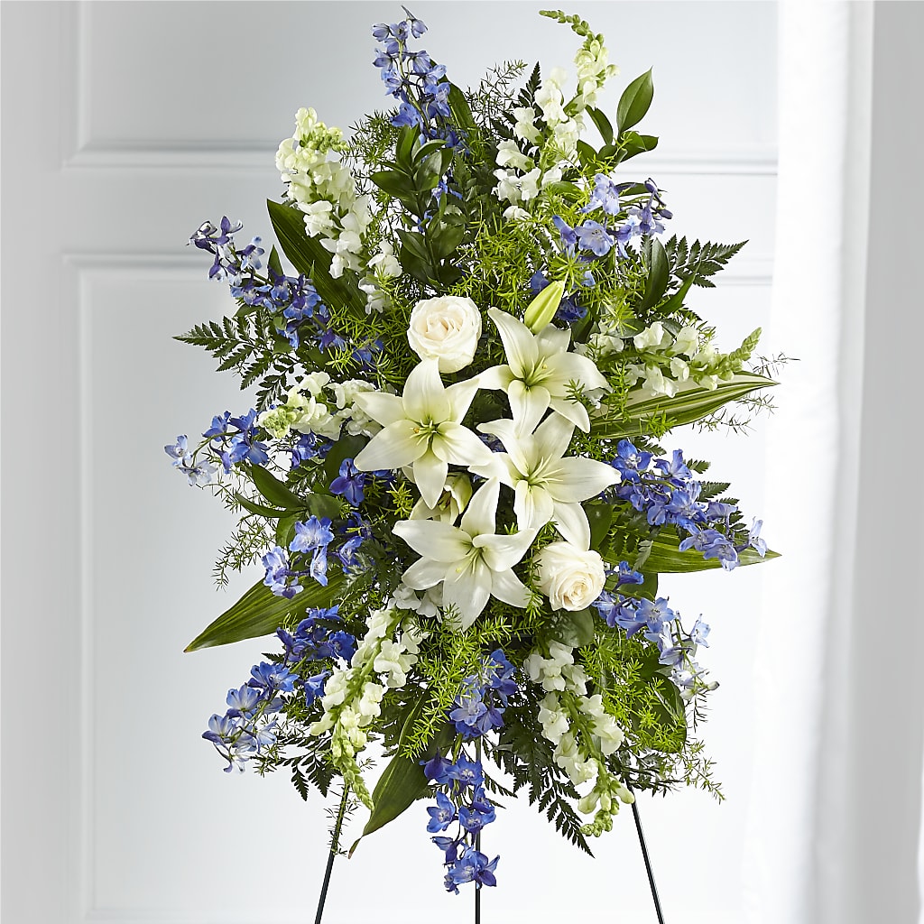Faithful Friend Standing Spray – Schnucks Florist And Gifts #162, Olivette MO