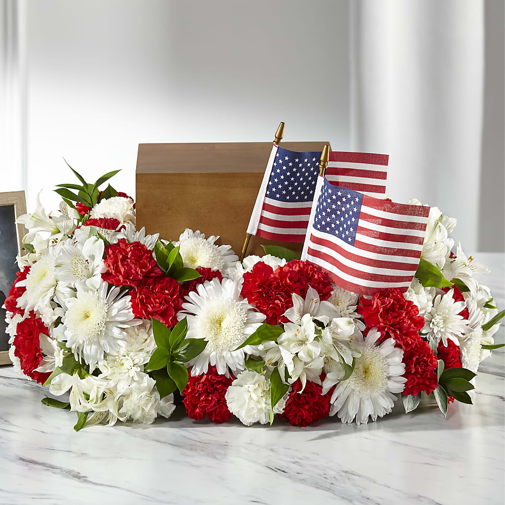 Spirit of Patriotism Cremation Adornment – Schnucks Florist And Gifts #162, Olivette MO