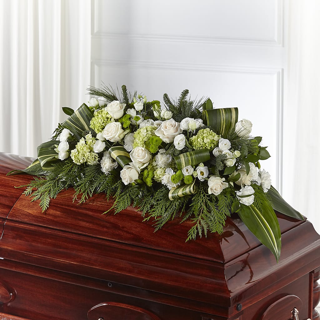 Hopeful Gesture Casket Spray – Schnucks Florist And Gifts #162, Olivette MO