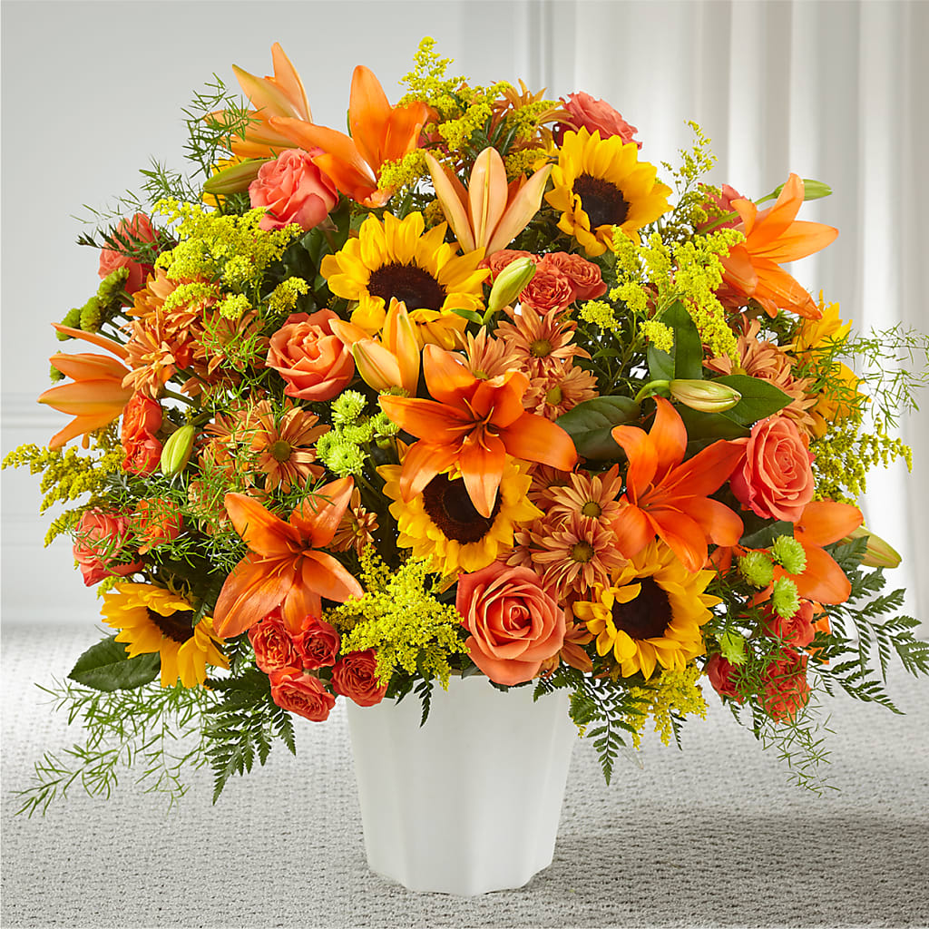 Harvest Thoughts Floor Basket – Schnucks Florist And Gifts #162, Olivette MO