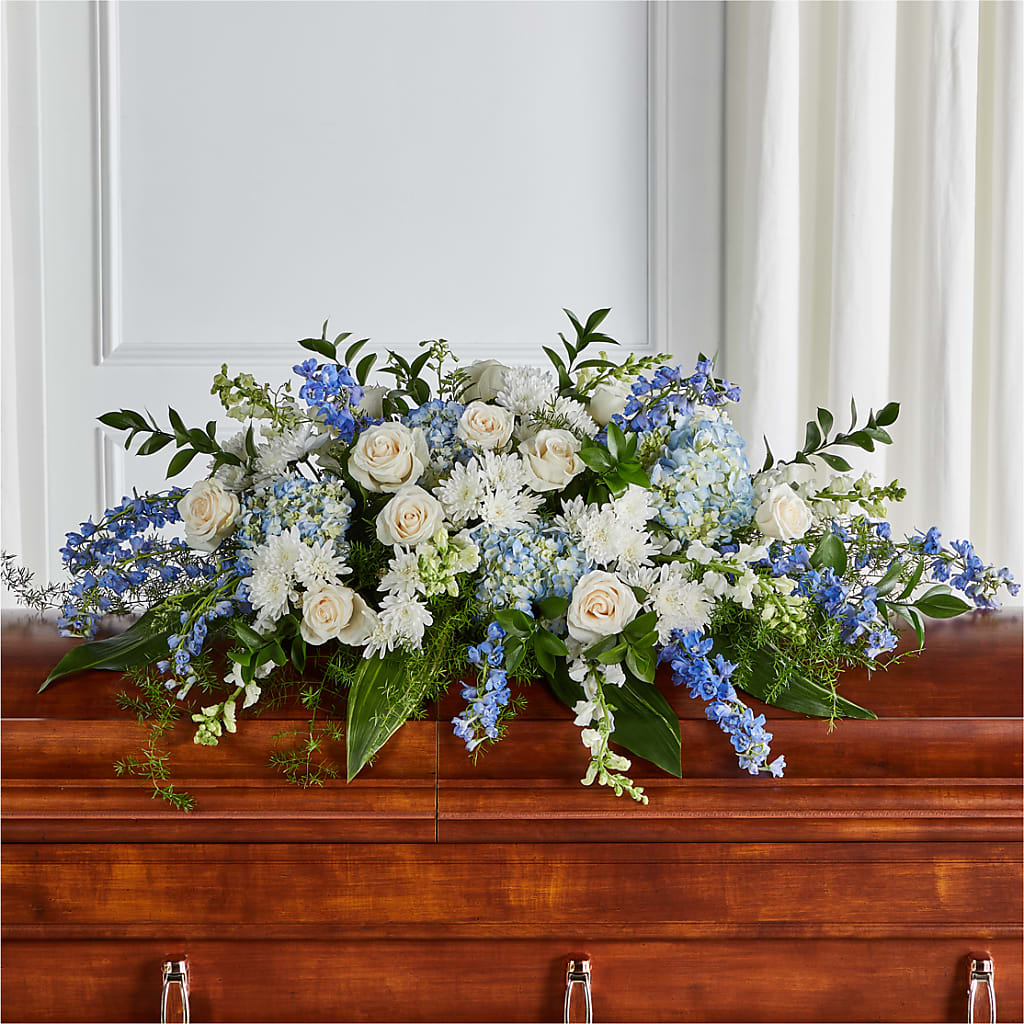 Timeless Essence Casket Spray – Schnucks Florist And Gifts #162, Olivette MO