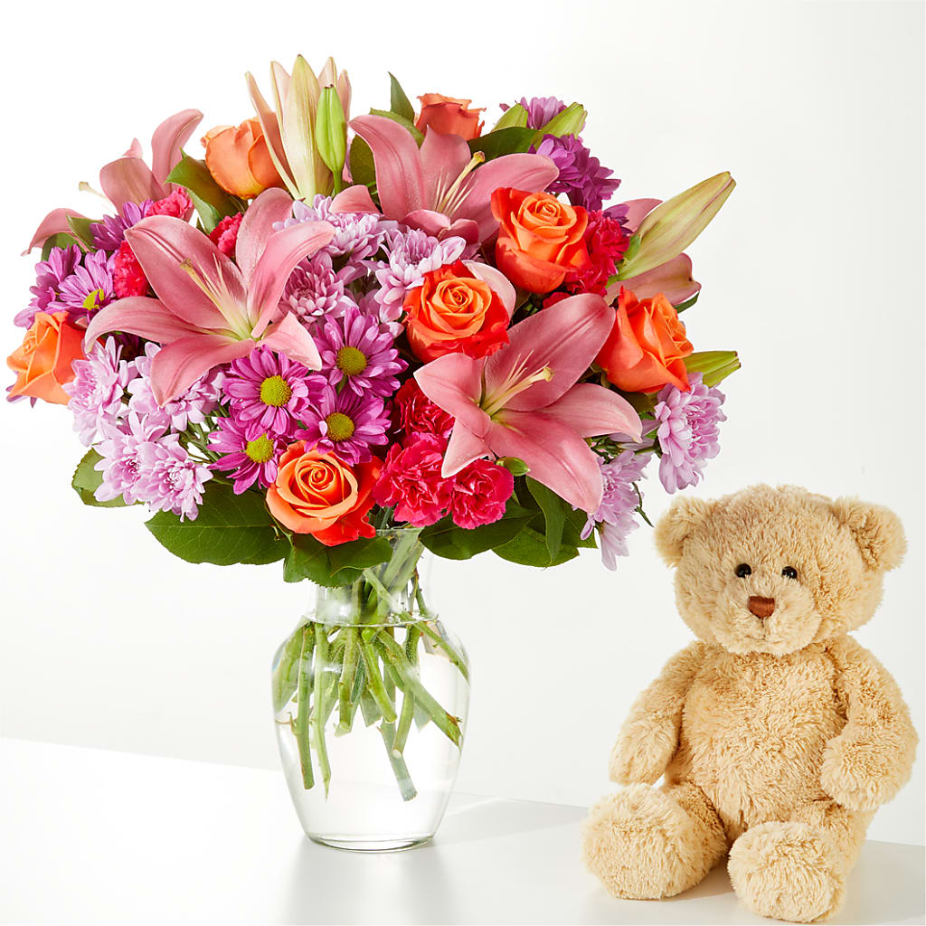 One and Only Bouquet and Bear Bundle –  Schnucks Florist And Gifts #162, Olivette MO