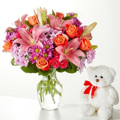 One and Only Bouquet and Bear Bundle –  Schnucks Florist And Gifts #162, Olivette MO