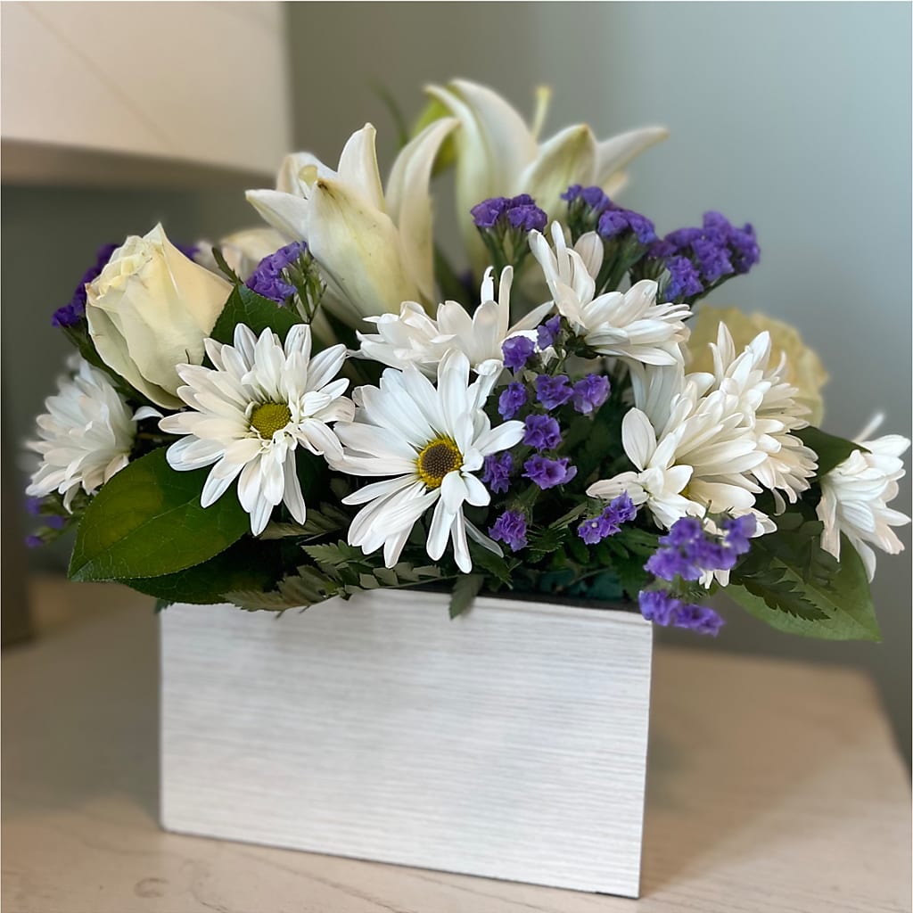 Beyond Blue Box Bouquet –  Schnucks Florist And Gifts #162, Olivette MO