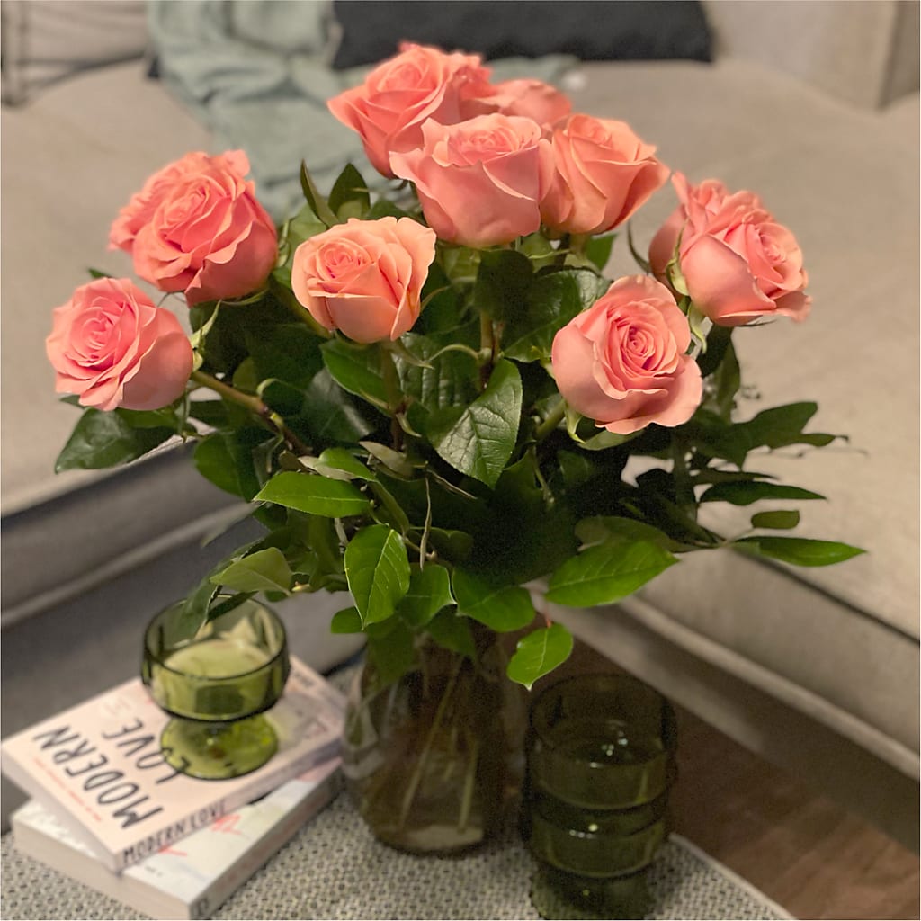 Long Stem Pink Rose Bouquet –  Schnucks Florist And Gifts #162, Olivette MO