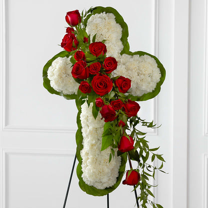 Floral Cross Easel –  Schnucks Florist And Gifts #162, Olivette MO