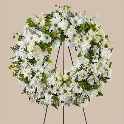 Faithful Wishes Wreath –  Schnucks Florist And Gifts #162, Olivette MO