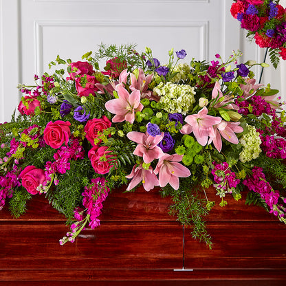 Radiant Tribute Casket Spray –  Schnucks Florist And Gifts #162, Olivette MO