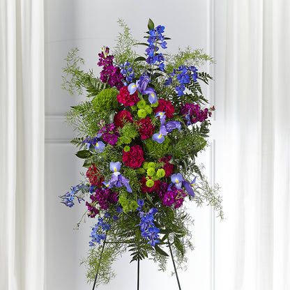 Heavenly Skies Standing Spray –  Schnucks Florist And Gifts #162, Olivette MO