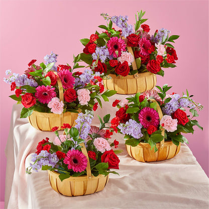 Pink Picnic Basket –  Schnucks Florist And Gifts #162, Olivette MO