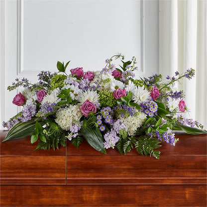Meadows of Serenity Casket Spray –  Schnucks Florist And Gifts #162, Olivette MO