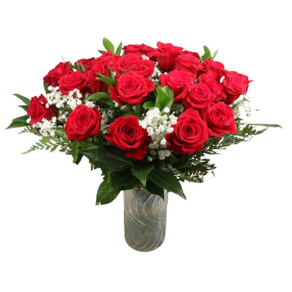 Two Dozen Red Roses –  Schnucks Florist And Gifts #162, Olivette MO