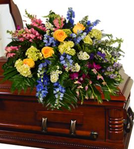 Blissful Garden Casket Spray –  Schnucks Florist And Gifts #162, Olivette MO