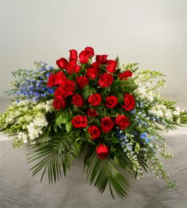 American Tribute Casket Spray –  Schnucks Florist And Gifts #162, Olivette MO