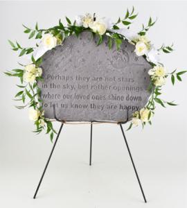Perhaps They Are Not Stars Plaque –  Schnucks Florist And Gifts #162, Olivette MO