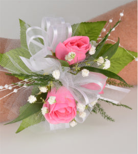 Three Bloom Spray Rose Corsage